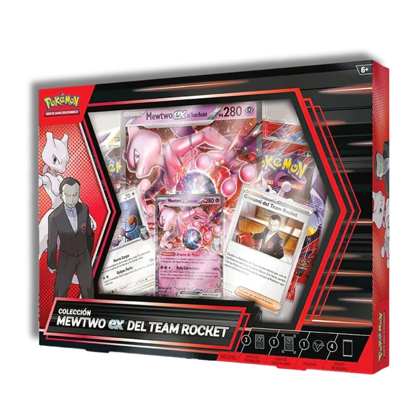 Caja Colección Mewtwo EX del Team Rocket – Español